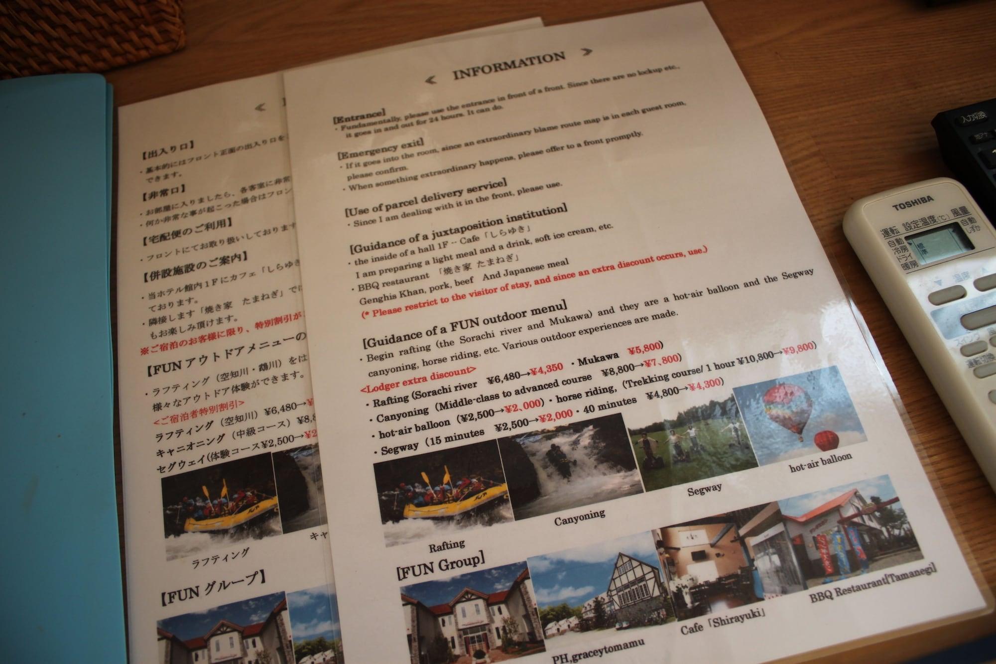Petit Hotel Blaneneige Nakafurano Eksteriør billede